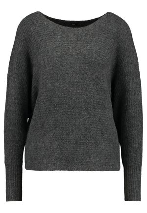 ONLY ONLDANIELLA L/S NOOS - Strikkegenser - dark grey melange