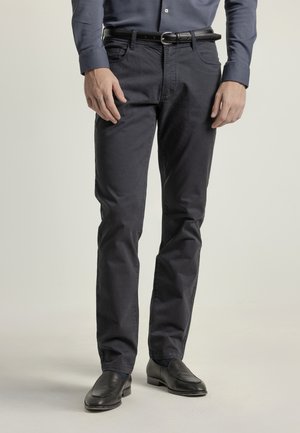 CINCO BOLSILLOS - Pantalones - azul marino