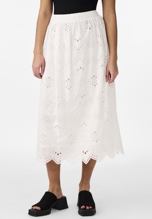 YASFREJA MIDI SKIRT - A-line skjørt - star white