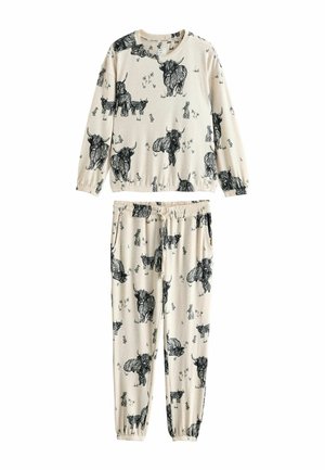 SET  - Pyjama set - oatmeal hamish the highland cow