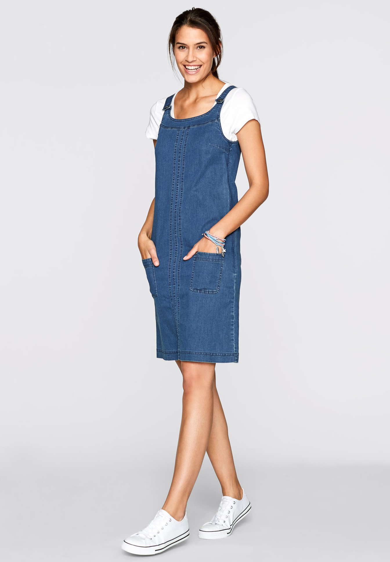 bonprix Vestito di jeans - blau/blu denim - Zalando.it