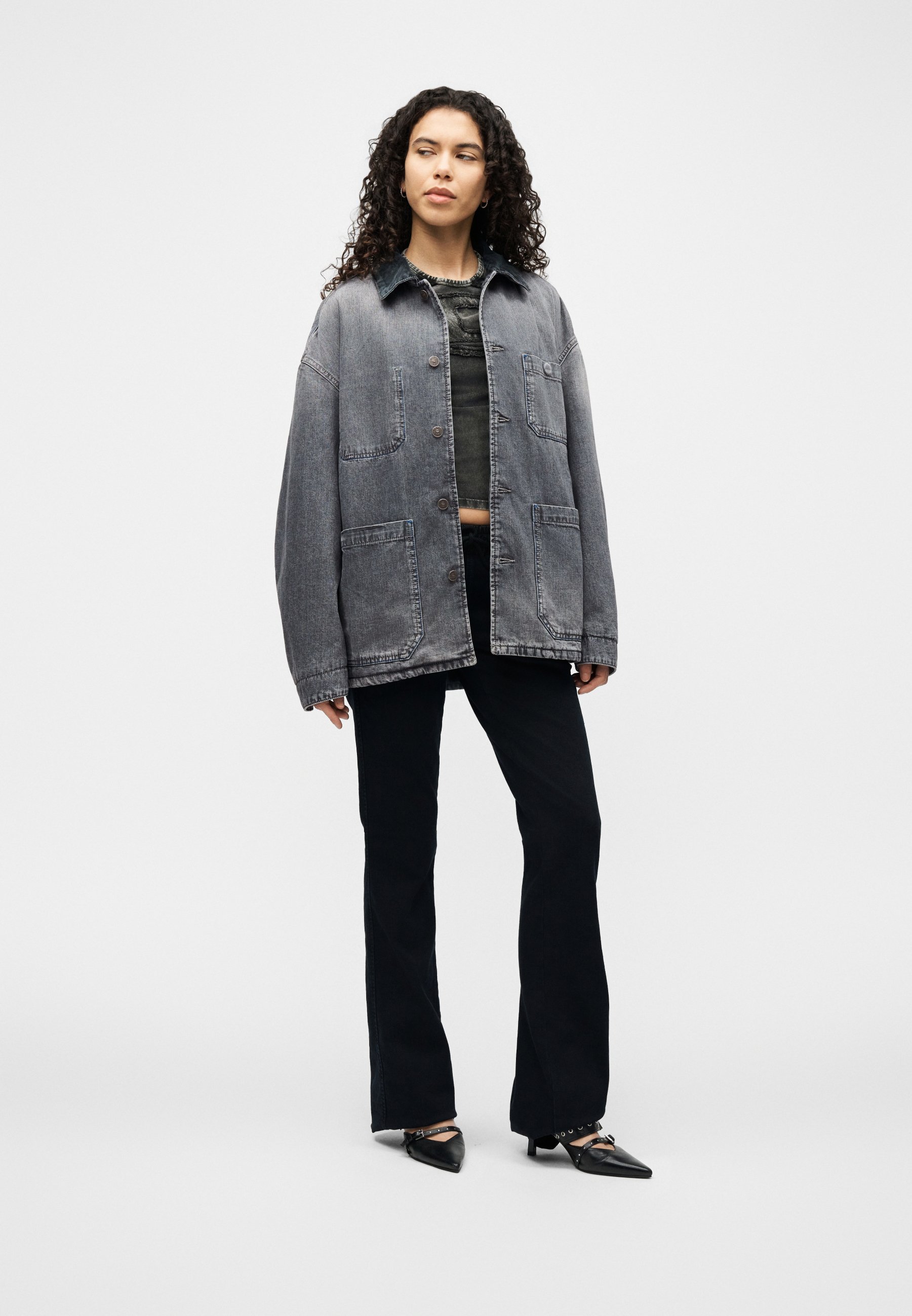 Diesel STACK - Short coat - 07/black - Zalando.ie