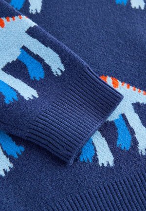 Next REGULAR FIT CREW NECK - Pullover - blue dinosaur