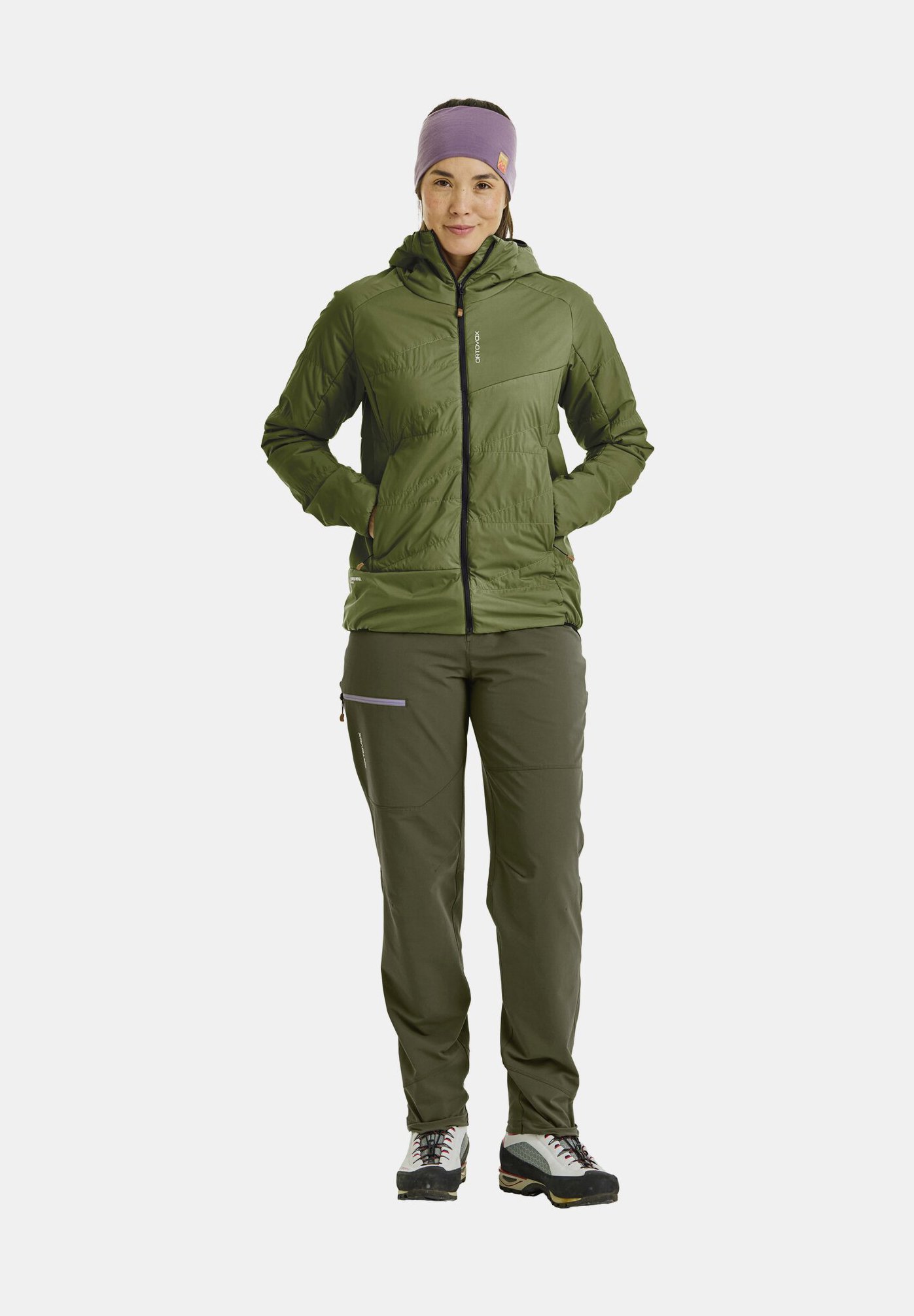 ORTOVOX SWISSWOOL PIZ DUAN - Down jacket - wild herbs/olive - Zalando
