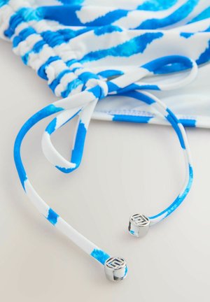 Next, SWIMSUIT - Badedragt - white blue zebra
