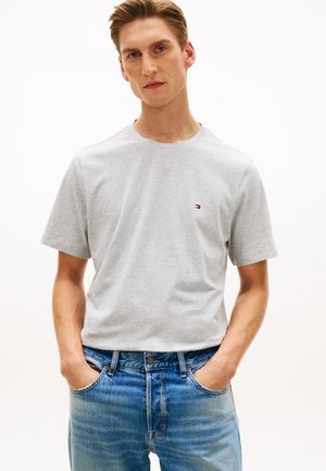 SEASONAL SOLID TEE - Βασικό μπλουζάκι - light grey heather