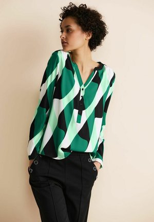 MIT PRINT - Blouse - grün