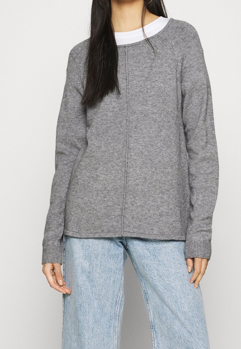 VILA Strickpullover - grey