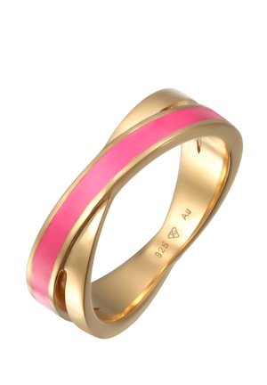 VIVID CROSS RING - Sormus - pink