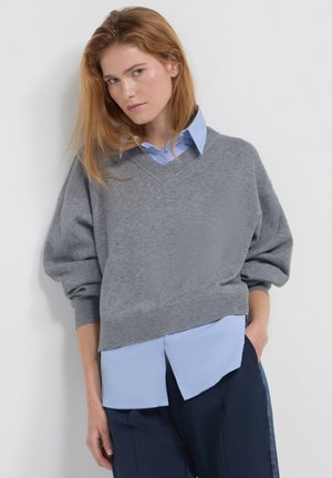 Maglione - grigio fumo melange