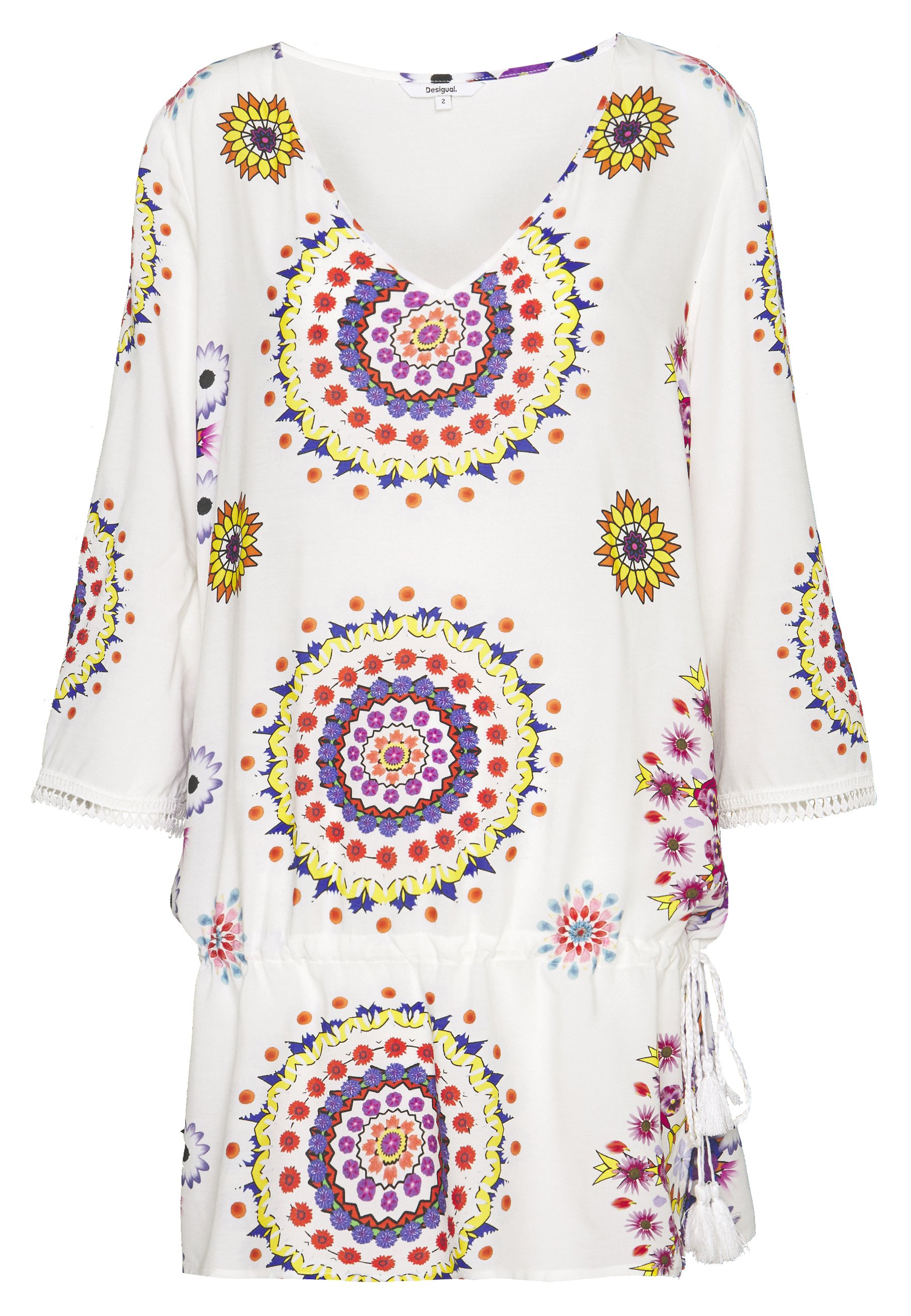 Desigual MANLY Tuniek blanco Zalando.nl Desigual BLUS SALINA Tuniek crudo Zalando.nl