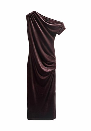 COLUMN MIDI - Koktejlové šaty / šaty na párty - chocolate brown