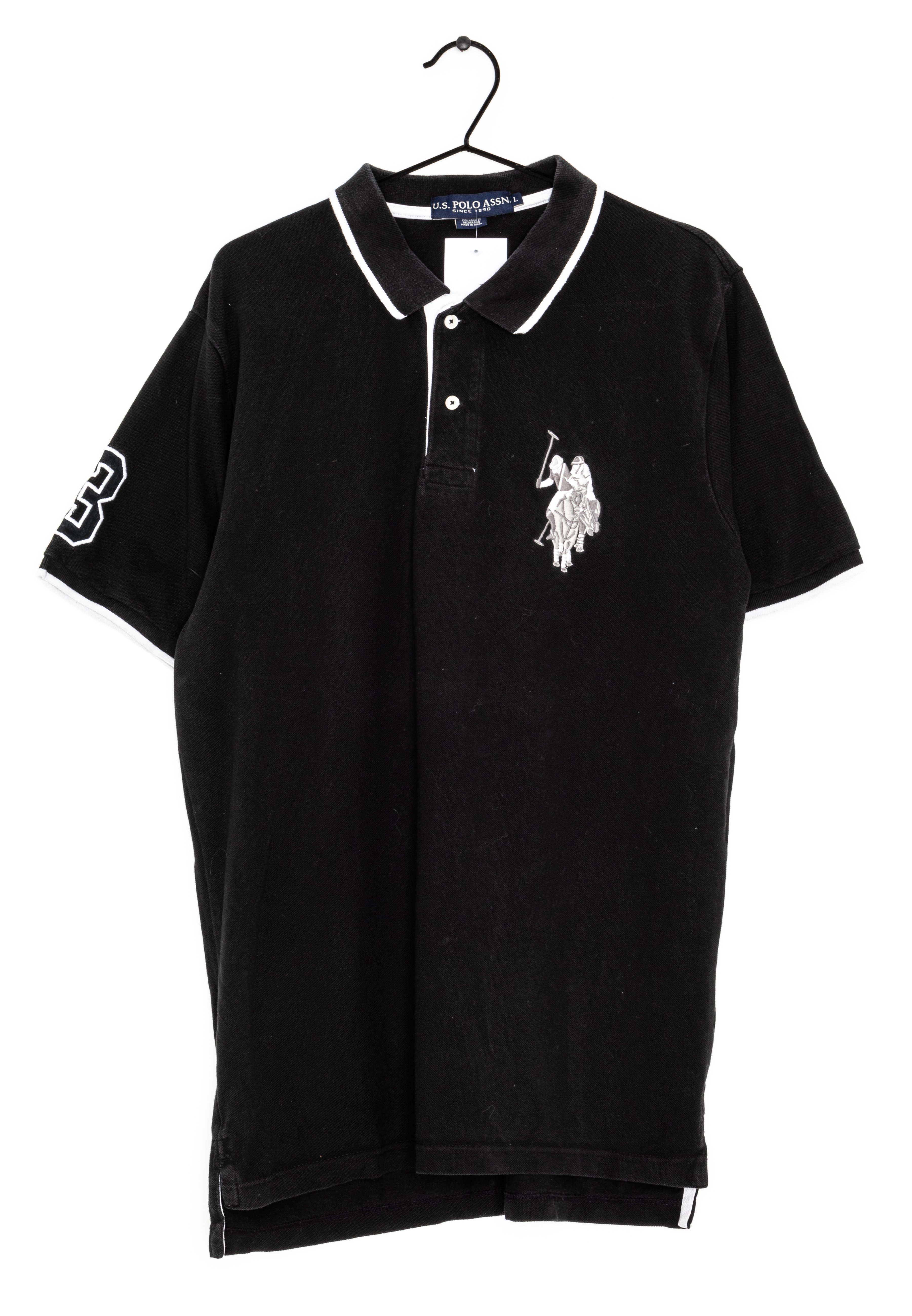 us polo black shirt price