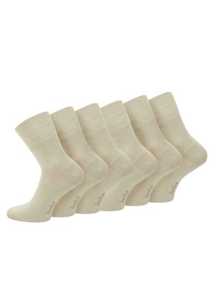 BAMBOO HEALTH LOW CUT 6 PACK - Socken - beige