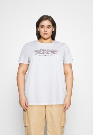 TEE REGULAR WOMEN UNITE - Triko s potiskem - optic white
