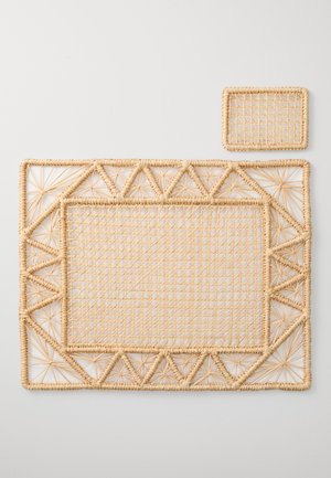 Sensi Studio CALADO RECTANGULAR  PLACEMAT SET - Tischset - beige