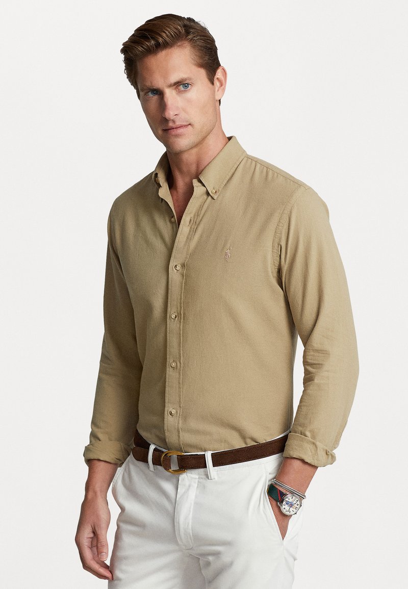 Polo Ralph Lauren - LONG SLEEVE SPORT SHIRT - Cămașă - schilf, Extindeți