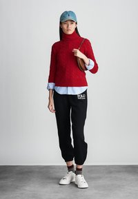Polo Ralph Lauren LONG SLEEVE PULLOVER - Pulóver - fireside red