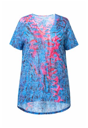 Angel of Style, T-SHIRT, A-LINE, COLOURED ANIMAL PATTERN - T-shirt print - blue