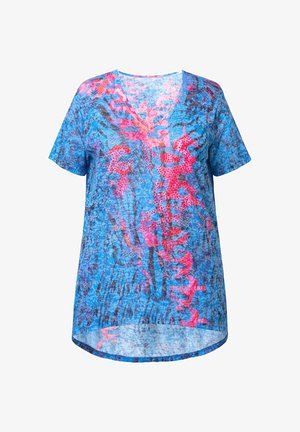 Angel of Style, T-SHIRT, A-LINE, COLOURED ANIMAL PATTERN - T-shirt print - blue