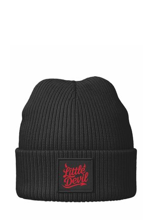 PATCH LITTLE DEVIL AUFDRUCK - Beanie - schwarz