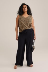 WE Fashion CURVE - Top - light brown
