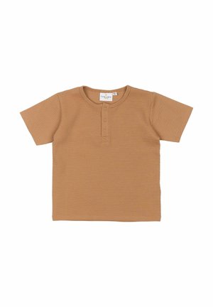 T-shirt - bas - indian tan