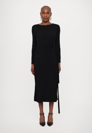 SIMONA DRESS - Vestido de cóctel - metallic black