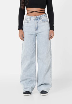 WIDE - Vaqueros boyfriend - blue