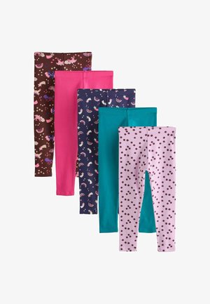 Next, REGULAR FIT - LEGGINGS 5 PACK . - Retuusid - püksid - pink unicorn