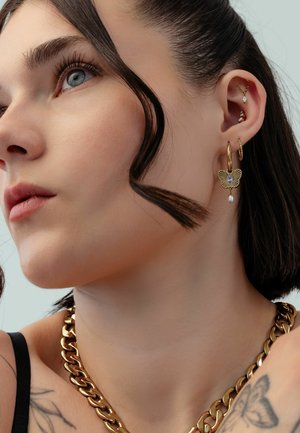 Wildcat, Earrings - gold-coloured