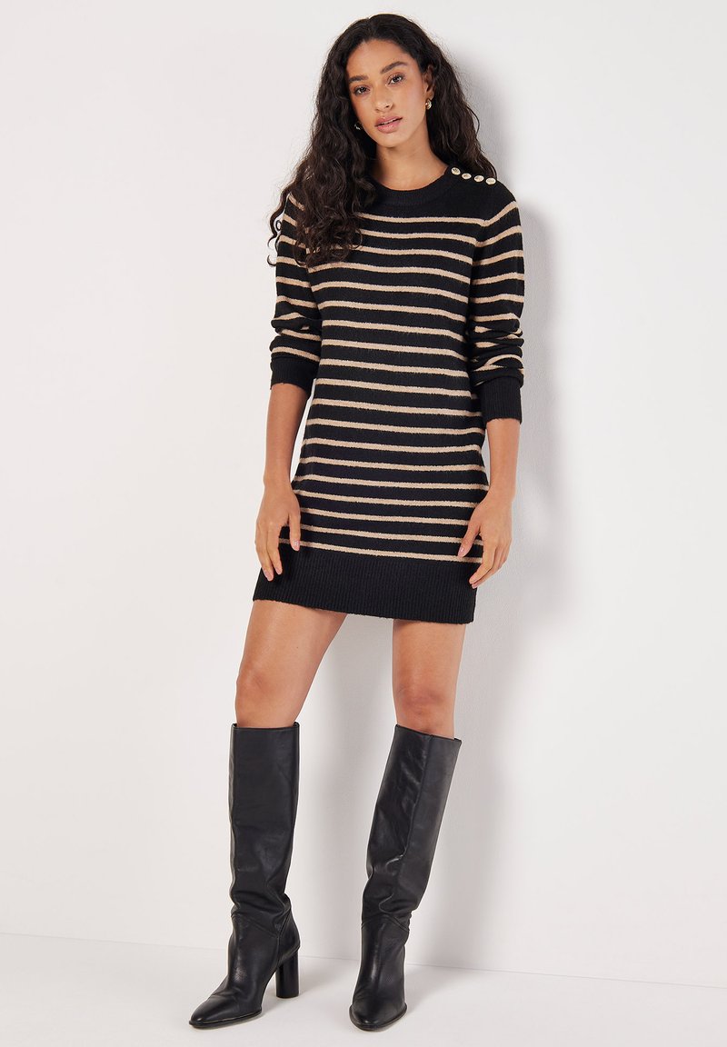 long tight black dress Tight Black Midi Dress with Thin Strap