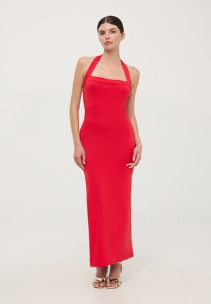Terranova CON  DIETRO AL COLLO - Vestito lungo - rosso