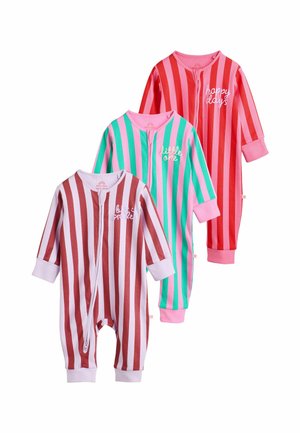 REGULAR FIT - TWO WAY ZIP 3 PACK   - Pyjamas - multi stripe
