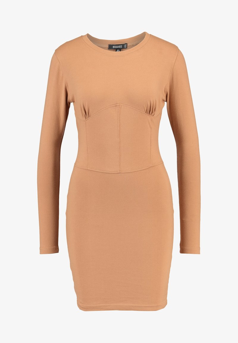 Missguided Shift dress - camel - (Pre-owned) - Zalando.ie Missguided Shift dress - camel - (Pre-owned) - Zalando.ie