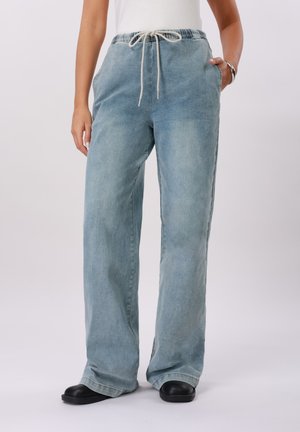 Even&Odd Tall Široké nohavice - blue denim