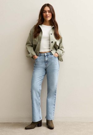 New Look Petite, PETITE LIGHT  ANICA STRAIGHT LEG JEANS - Straight leg jeans - pale blue