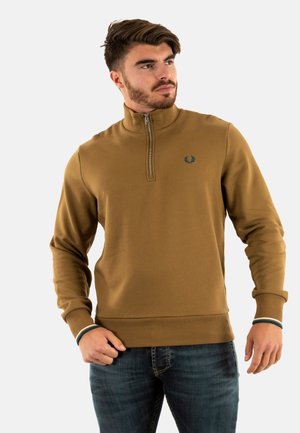 Sudadera con cremallera - beige