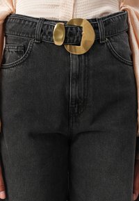 TWINSET WOVEN - Baggy fit teksad - denim nero