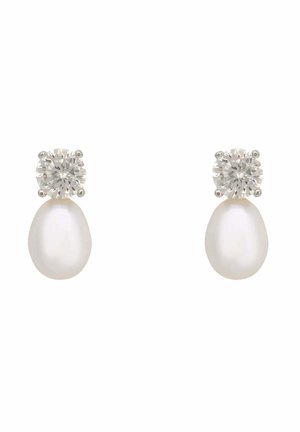 CLASSIC  MOISSANITE   - Ohrringe - white