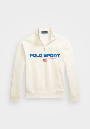 Polo Ralph Lauren, POLO SPORT FLEECE SWEATSHIRT - Pusa - clubhouse cream