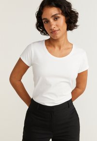 BONDELID MOA SLIM FIT SHORT SLEEVE - T-shirt basic - white