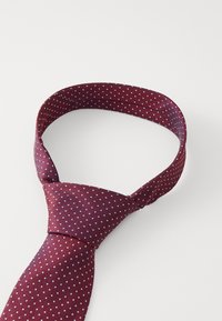 Michael Kors POLKA DOT TIE - Kravata - wine