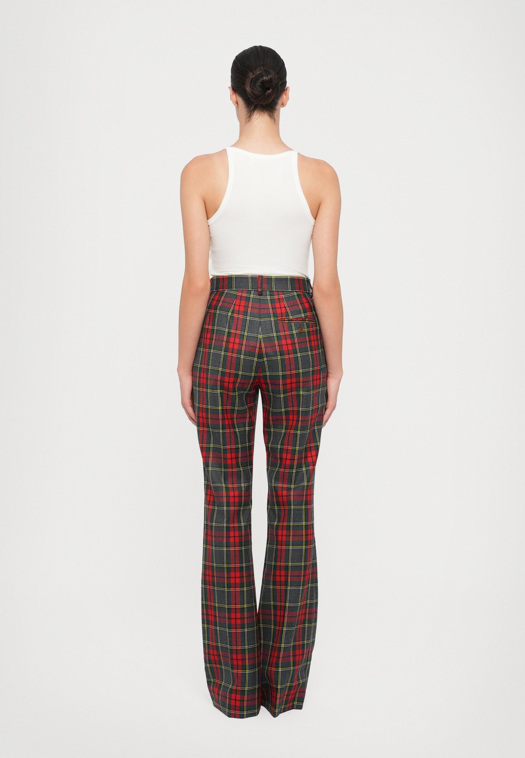 Vivienne Westwood RAY TROUSERS - Trousers - red/green/dark