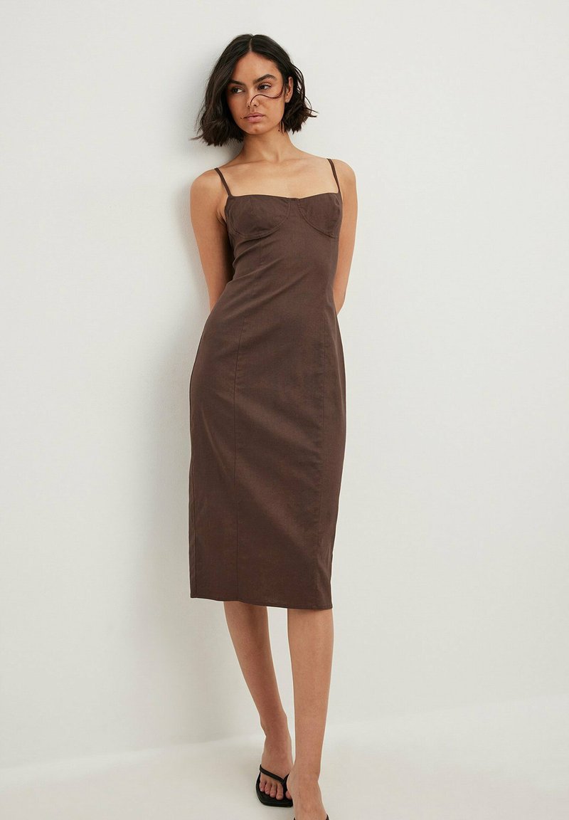 NA-KD - Cocktailkleid/festliches Kleid - brown, Vergrößern