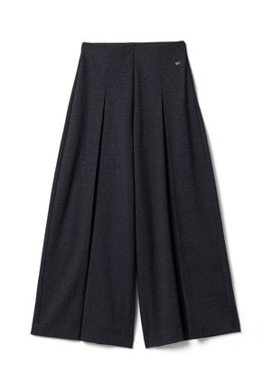 Les Copains, TROUSERS WITH A BAGGY FIT - Pantaloni - dark grey marl