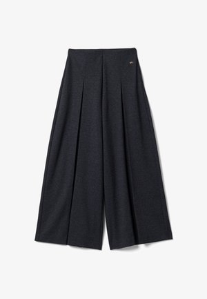 Les Copains, TROUSERS WITH A BAGGY FIT - Pantalones - dark grey marl