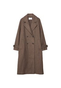 LONG OVERSIZE  - Classic coat - dark brown