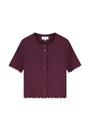 Fabienne Chapot, SCARLETT SHORT SLEEVE CARDIGAN - Vest - red