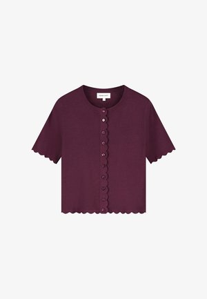 Fabienne Chapot, SCARLETT SHORT SLEEVE CARDIGAN - Vest - red